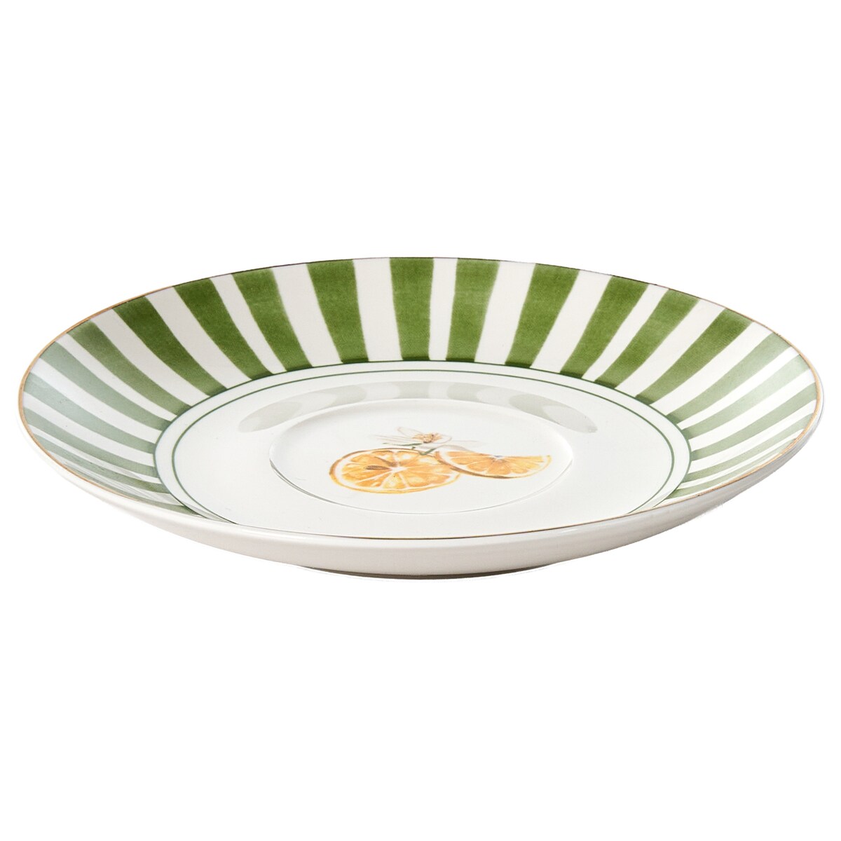 Zastawa stołowa 20-częściowa LEMONGRASS Porcelana Biały/zielony