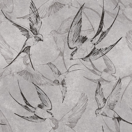 Tapeta Jaskółki, 416x254cm