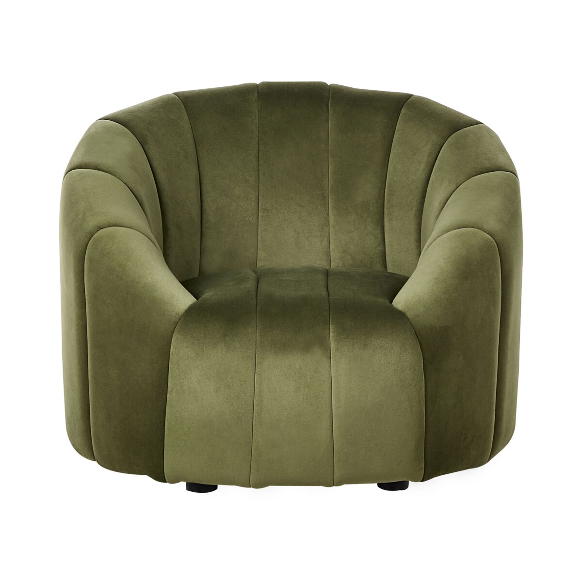 Komplet wypoczynkowy welurowy 6-osobowy zielony MALUNG