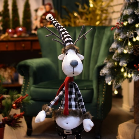 Renifer świąteczny łoś skrzat gnom dekoracja świąteczna