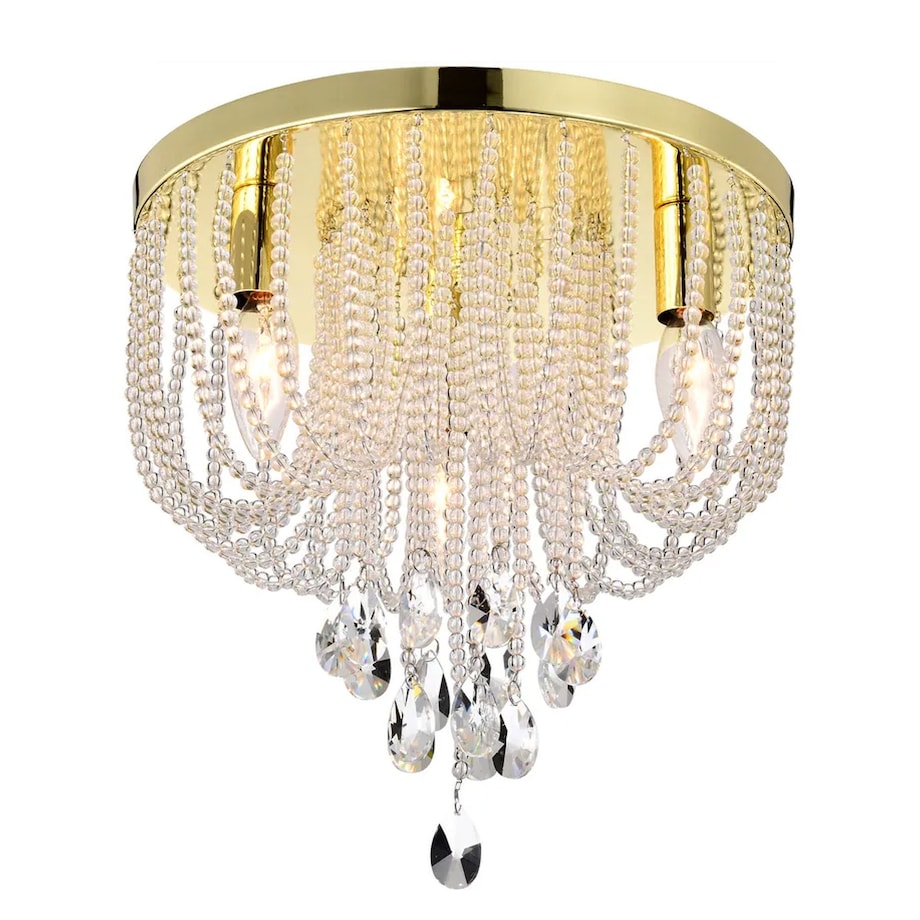 Lampa Sufitowa App1625-3C Chrom Złoty, Metal