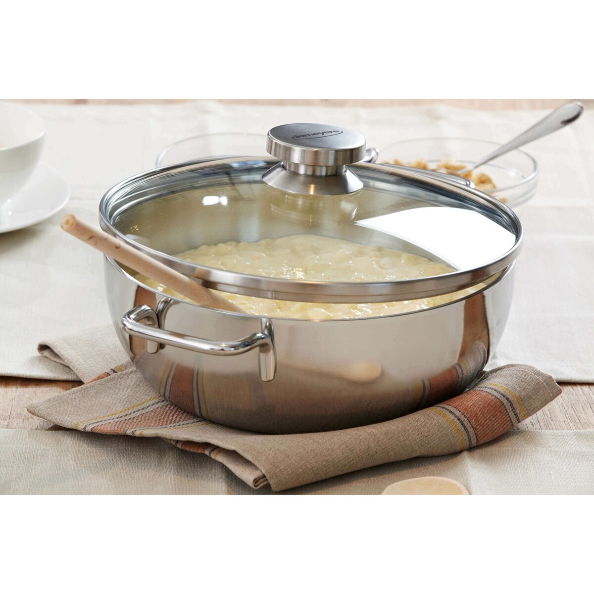 DEMEYERE APOLLO 7 Patelnia głęboka 2H z pokrywką 24 cm