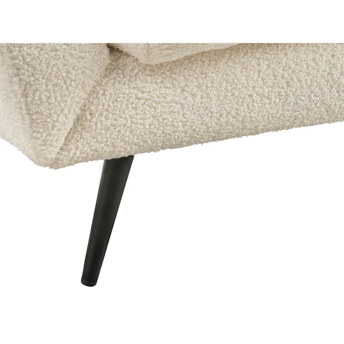 Sofa 3-osobowa boucle biała LENVIK