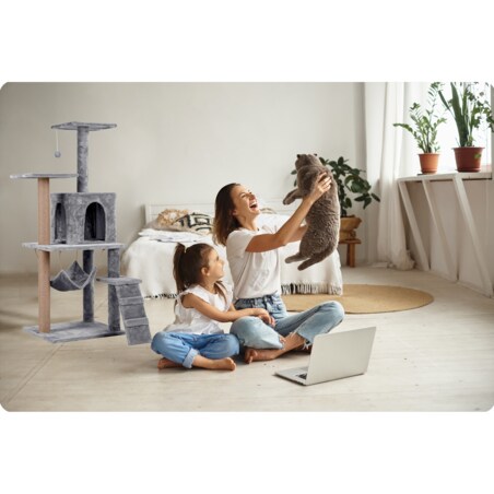 Drapak dla kota domek legowisko 5 poziomów 125cm Pethaus