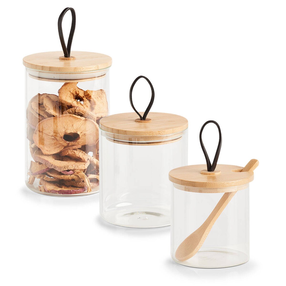 Szklany słoik z wieczkiem z uchwytem, 1100 ml