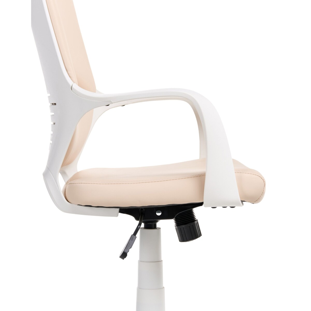 Krzesło biurowe DELIGHT Ekoskóra Jasnobeżowy