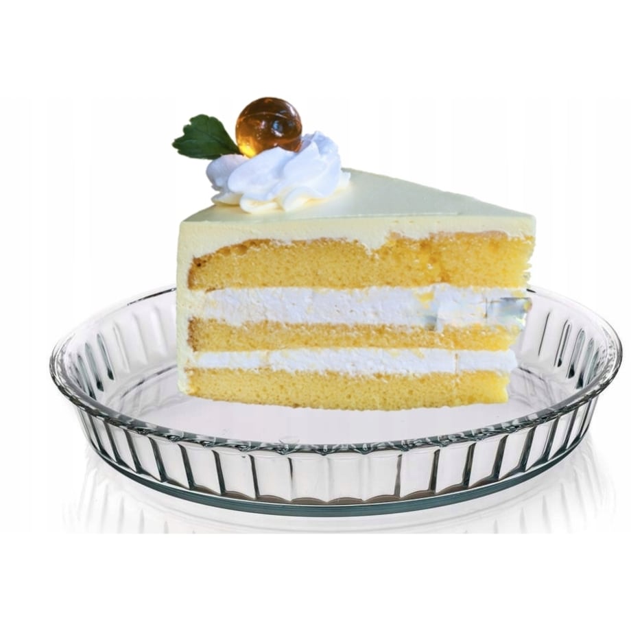 SZKLANA FORMA NACZYNIE NA TARTĘ CIASTO niska 28 cm SIMAX pieczenia desery