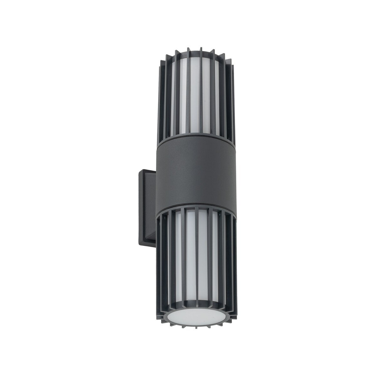 Kinkiet zewnętrzny TK Lighting RIBO GRAY IP54 2xE27 szary, nowoczesna lampa elewacyjna na taras i wejście