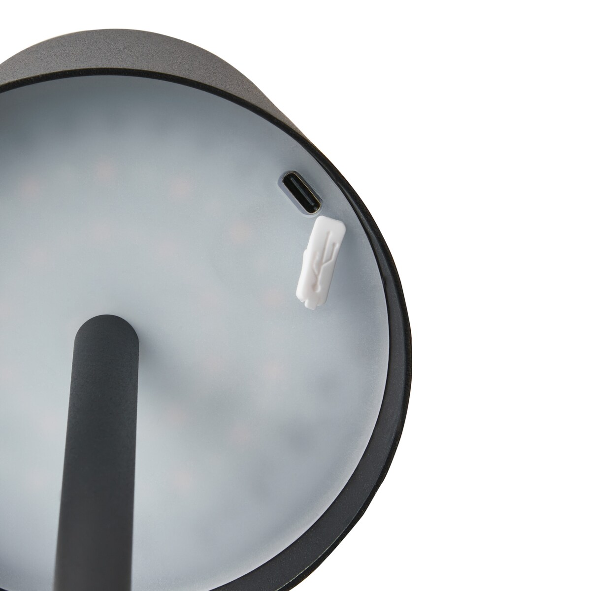 Bezprzewodowa lampa stołowa LED BACEIRO Ze ściemniaczem Metal Czarny