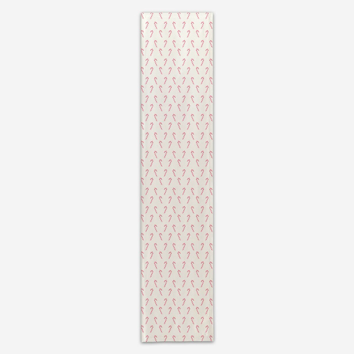 Bieżnik świąteczny - Laski cukrowe - beż - 40x180