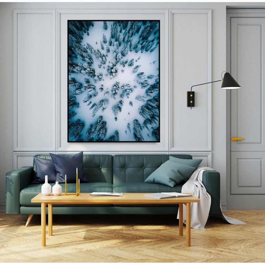 Poster Story, Plakat, Obraz - Zimowy Las, wymiary 21 x 30 cm