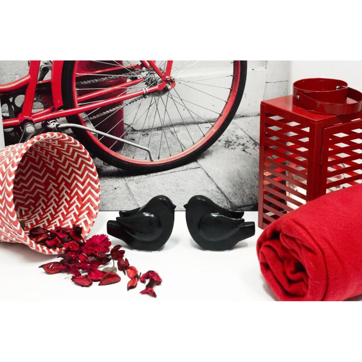 Konsimo SINAPI Lampion, czerwony