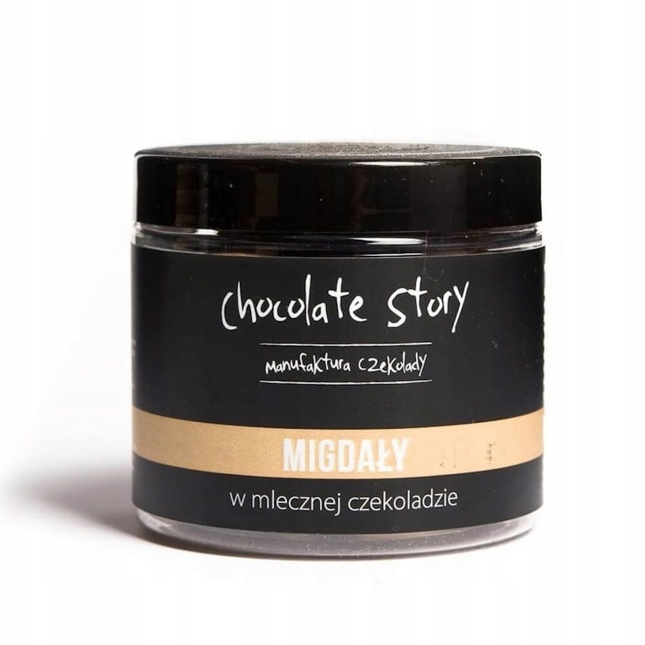 Studencka przekąska Migdały w czekoladzie prezent upominek dla Niego 120g
