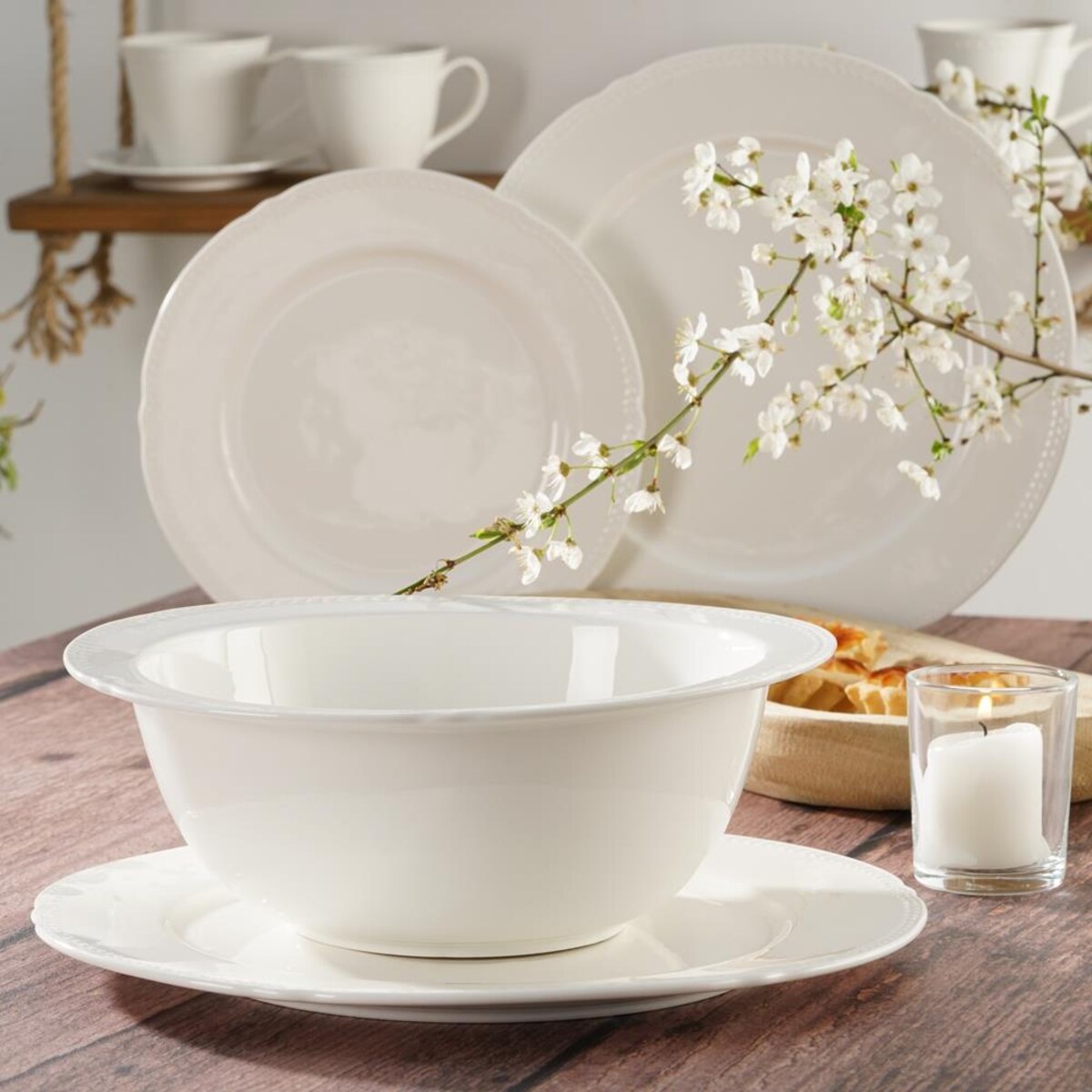 VILLA ITALIA Talerz płytki porcelanowy 26 cm LOZANO