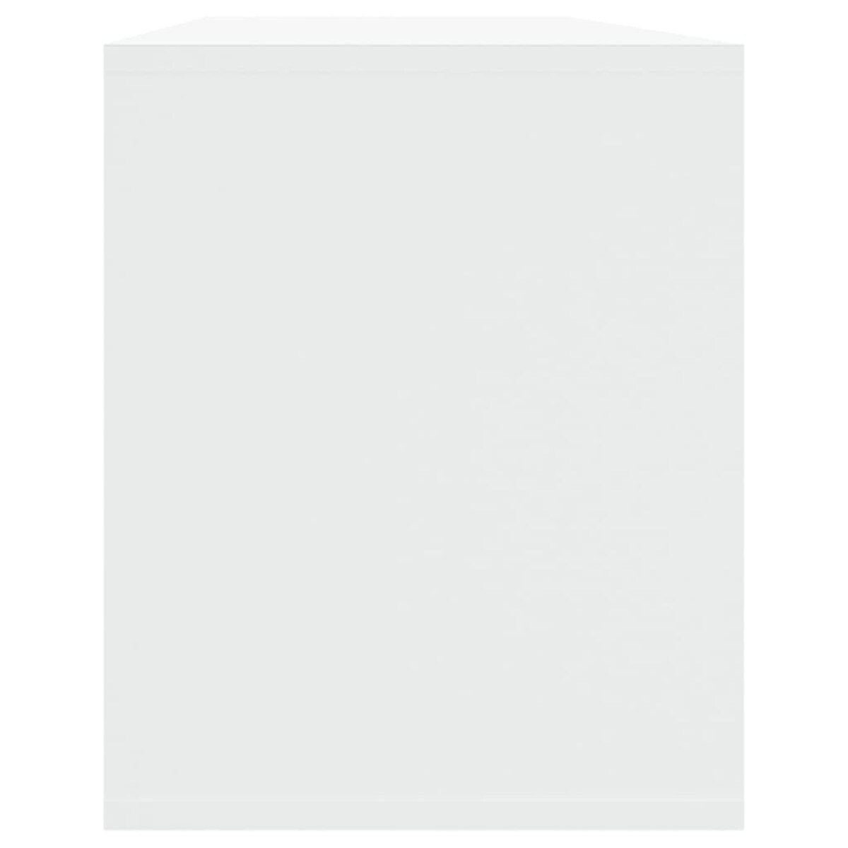 vidaXL Szafka pod TV, biała, 130x35x50 cm, materiał drewnopochodny