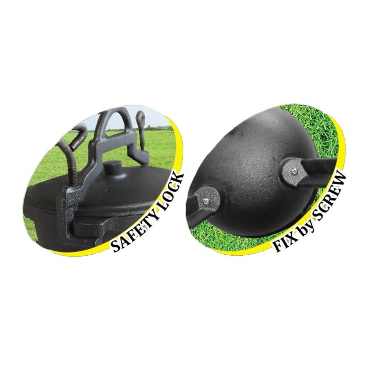 Kociołek żeliwny myśliwski 5L na ognisko KINGHOFF