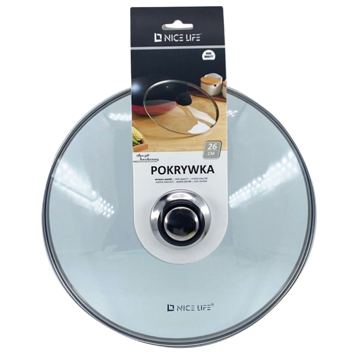 szklana pokrywka do garnka szkło hartowane 26 cm