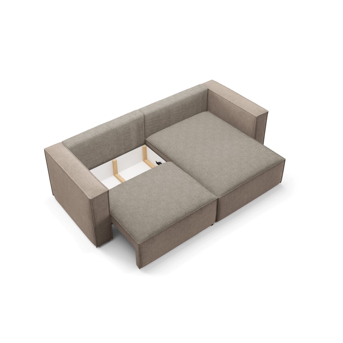 Narożnik KEYMON z funkcją spania Kolor: Dunbar 30 / Sicuro 50