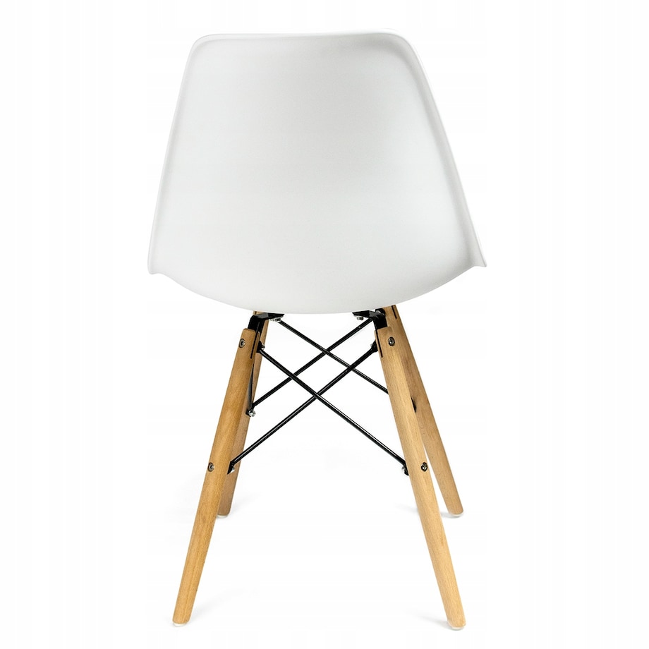 KRZESŁO SKANDYNAWSKIE do KUCHNI salonu JADALNI kuchenne BIAŁE