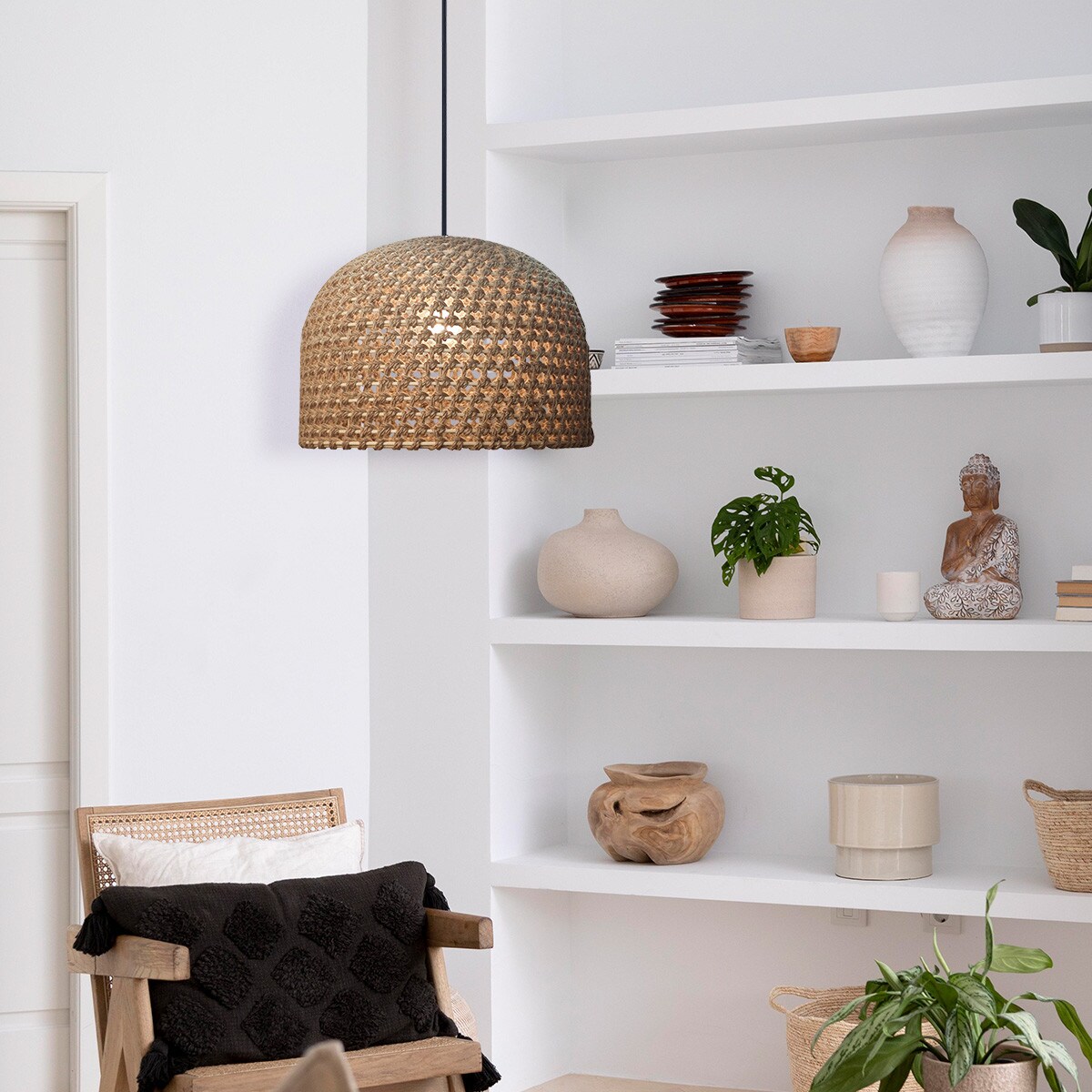 Lampa wisząca Light Prestige Kanso drewno 1 x E27 1 szt.