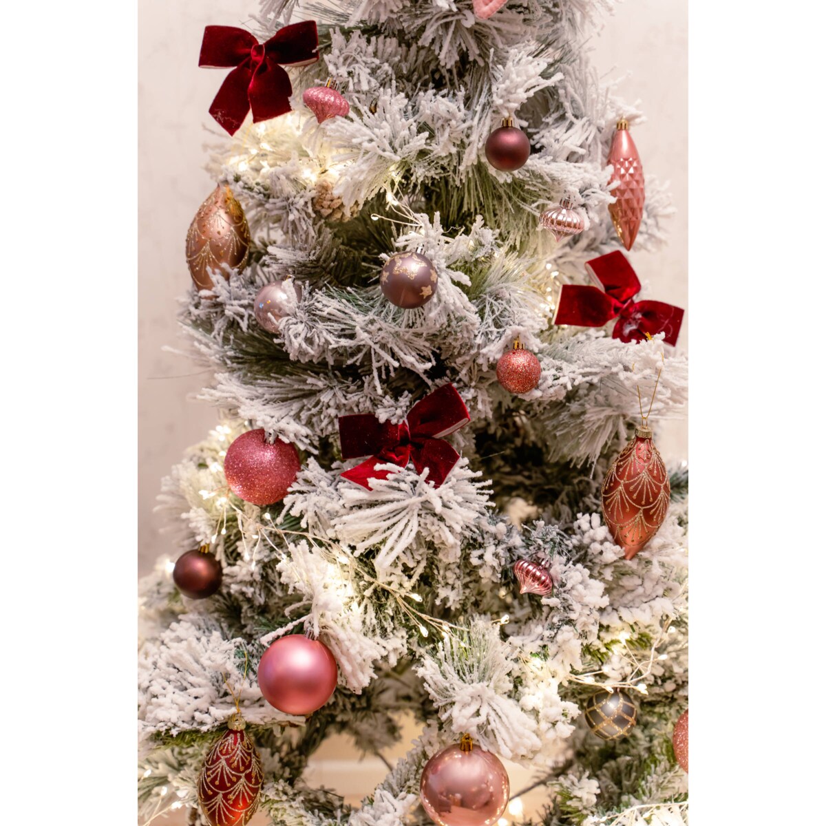 Sztuczna choinka z ośnieżonymi gałązkami, 150 cm