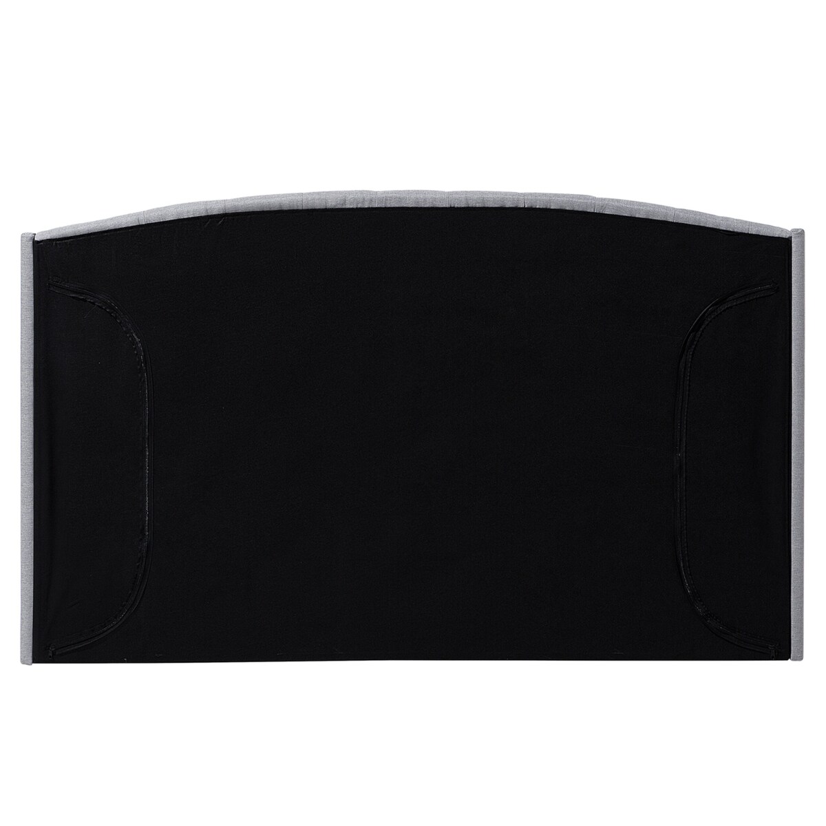 Łóżko tapicerowane 160 x 200 cm szare BORDEAUX