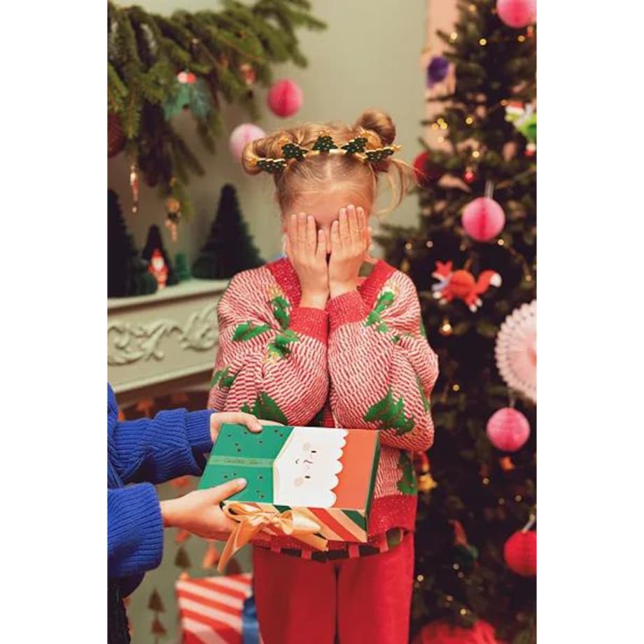 Pudełko na prezenty Mikołaj, 6x22.5x15 cm, mix