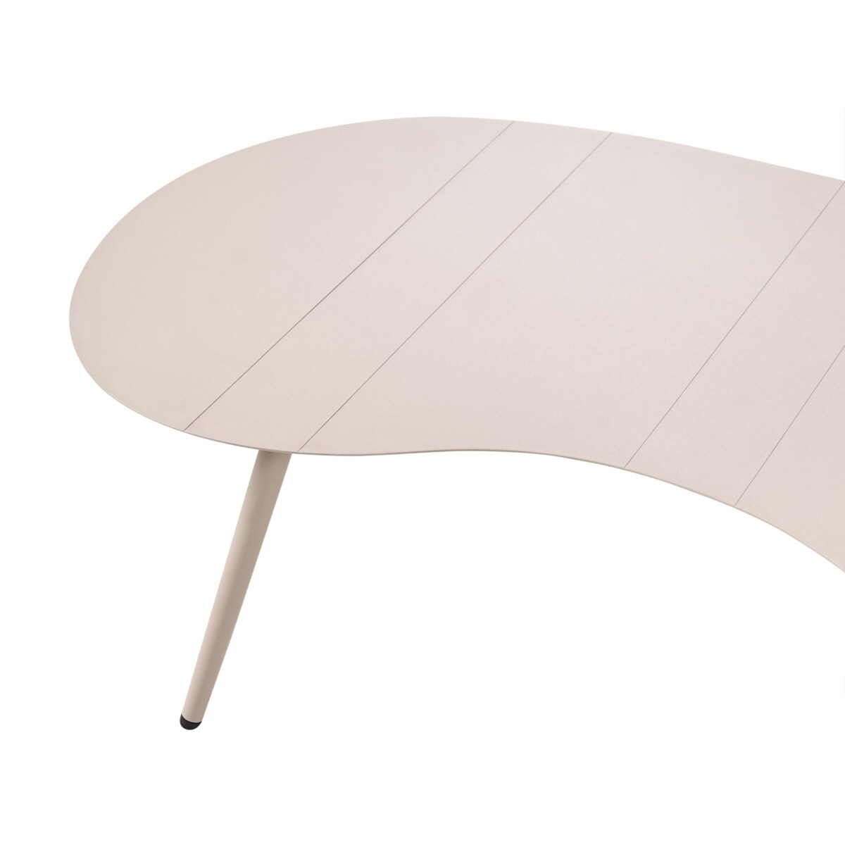 Stolik kawowy ogrodowy PARORI Metal Beżowy