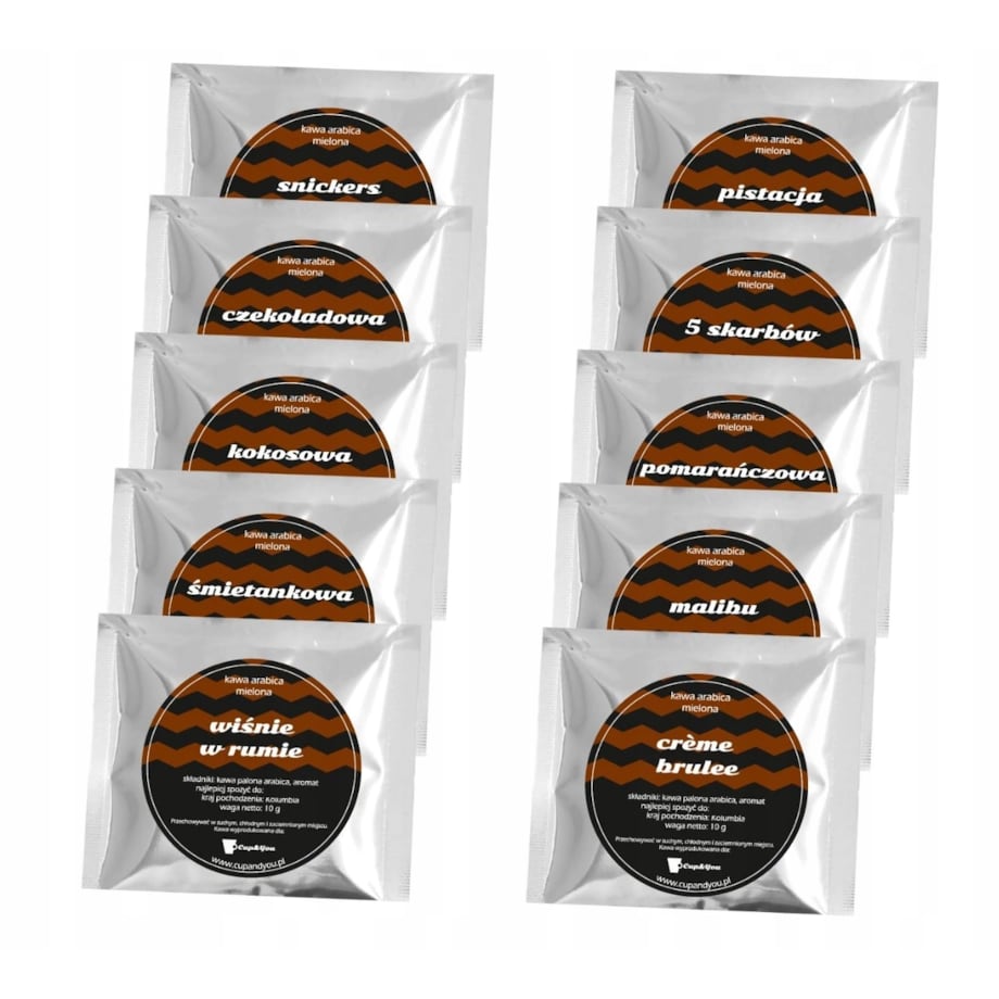 BOX PREZENTOWY NA PODZIĘKOWANIE "THANK YOU" - ZESTAW KAW SMAKOWYCH I HERBAT SYPANYCH + ZAPARZACZ - NA PREZENT UPOMINEK DLA KOBIETY FACETA NIEJ NIEGO