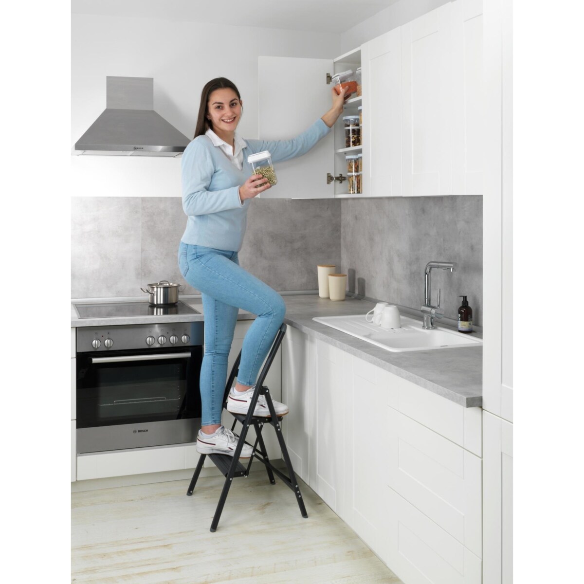 Drabina składana, 2 stopnie, WENKO