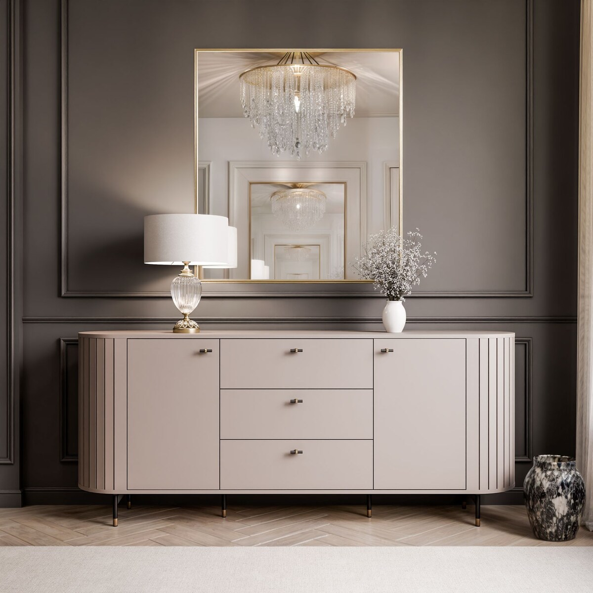 Komoda ELODIE 190 2D3S kaszmir