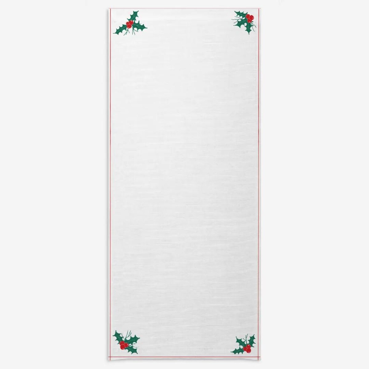 Obrus świąteczny - drzewko świąteczne ramka - 140x320