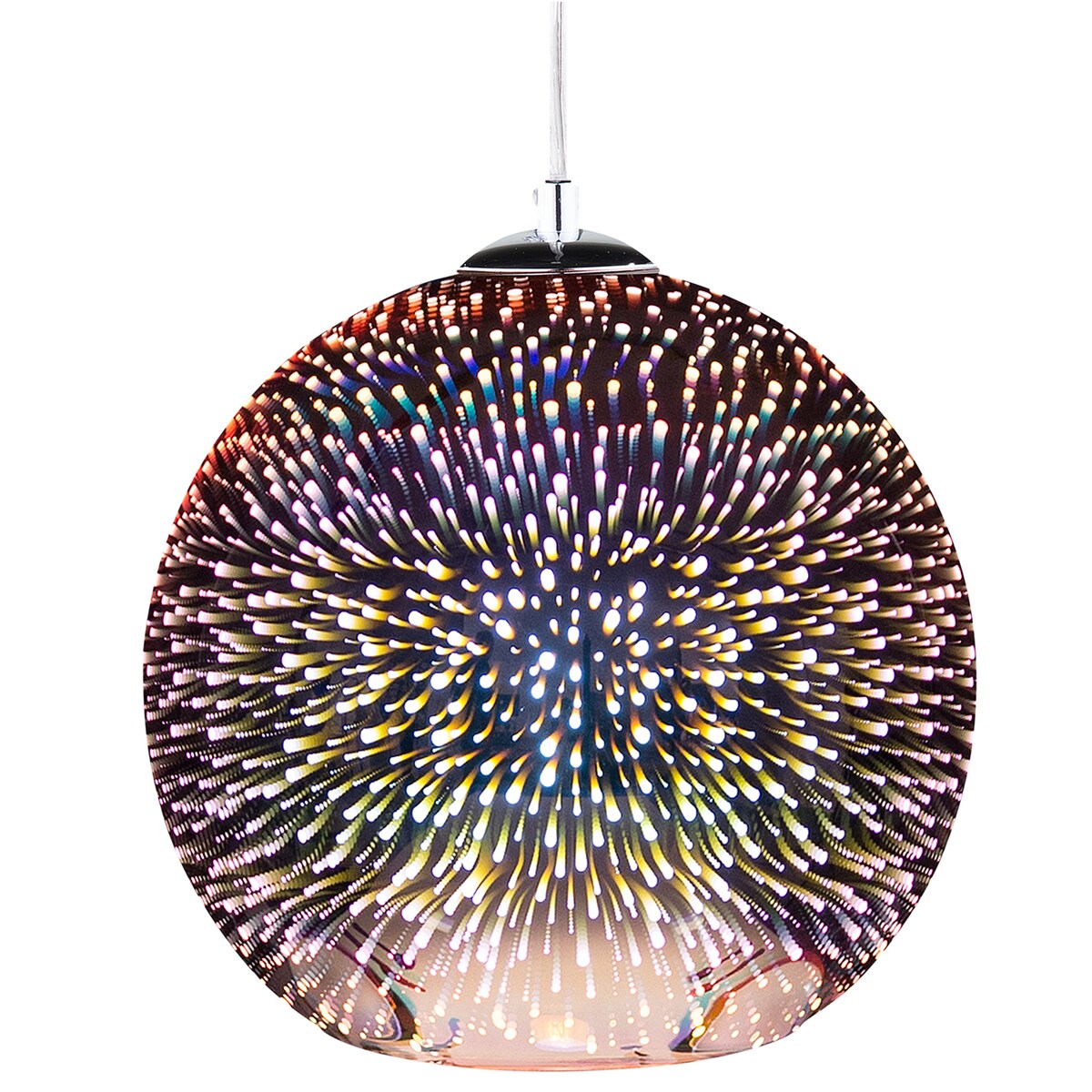 Lampa wisząca SESSERA Szkło Miedziany