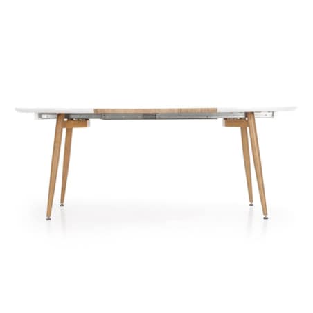 STÓŁ ROZKŁADANY Rebi 160-200 cm długości MDF I STAL