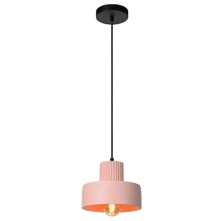LAMPA wisząca OPHELIA 20419/20/66 Lucide betonowa OPRAWA zwis różowy czarny