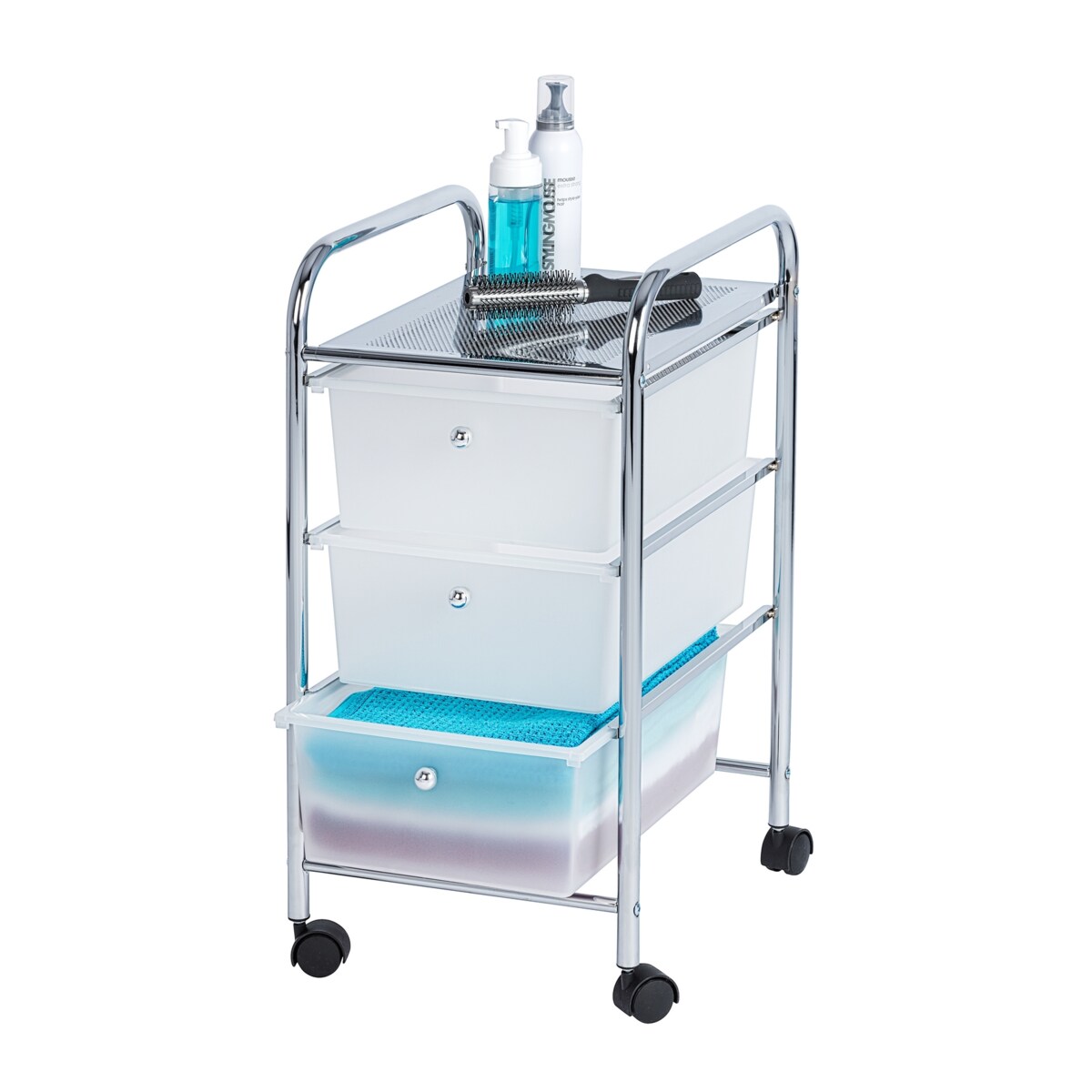 Wózek łazienkowy MESSINA, 3 poziomy, WENKO