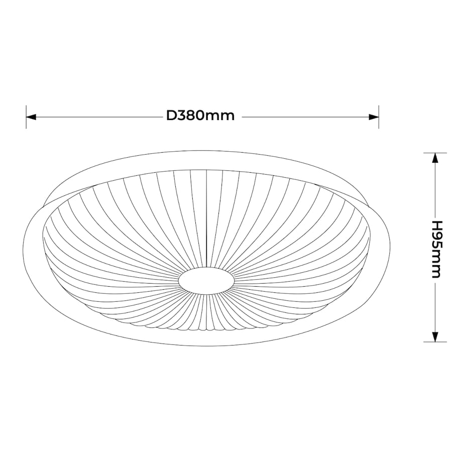 Plafon Light Prestige Luniq biały LED CCT 3000K/4000K/6000K (regulowana) 1 szt.