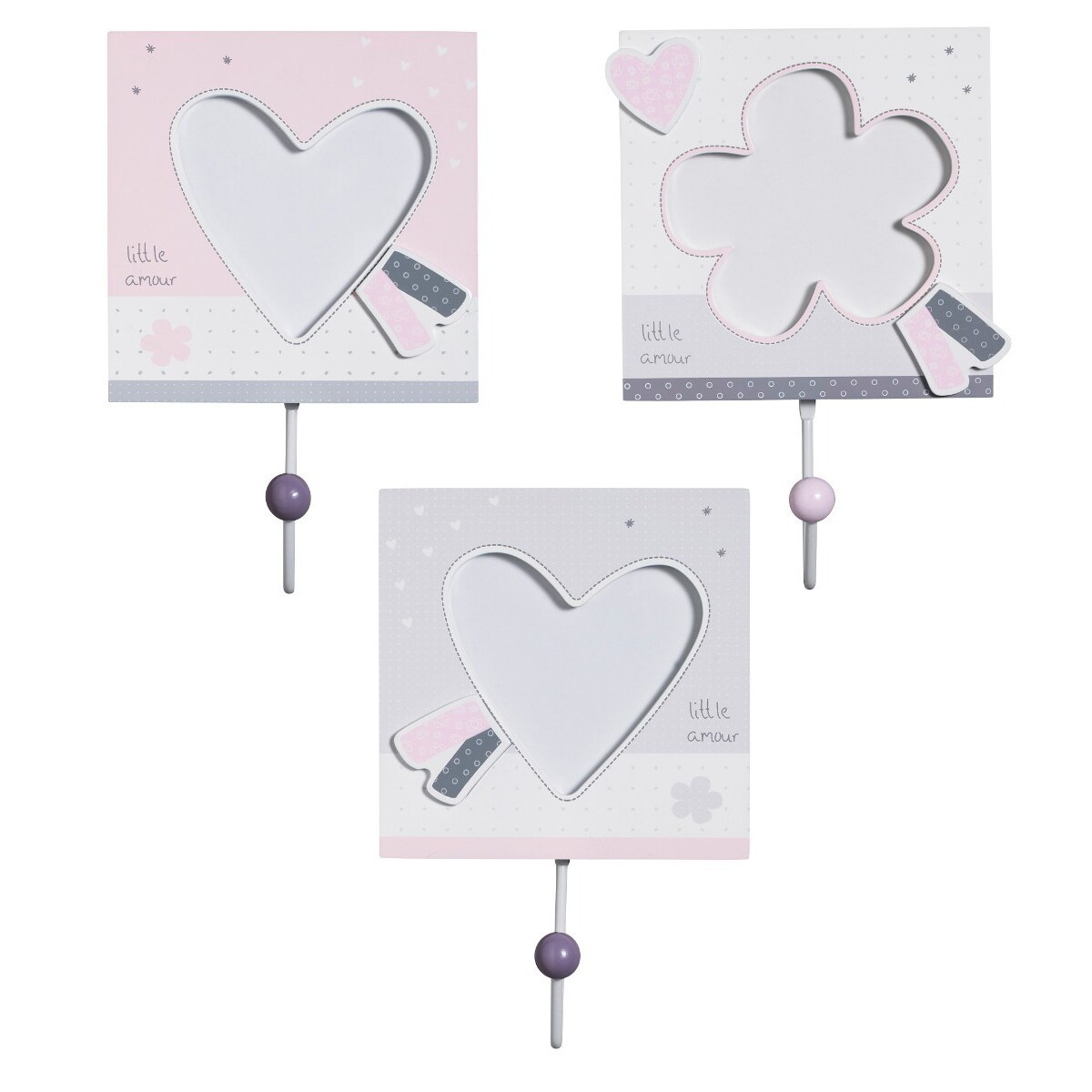 Zestaw 3 wieszaków LILIBELLE Sauthon