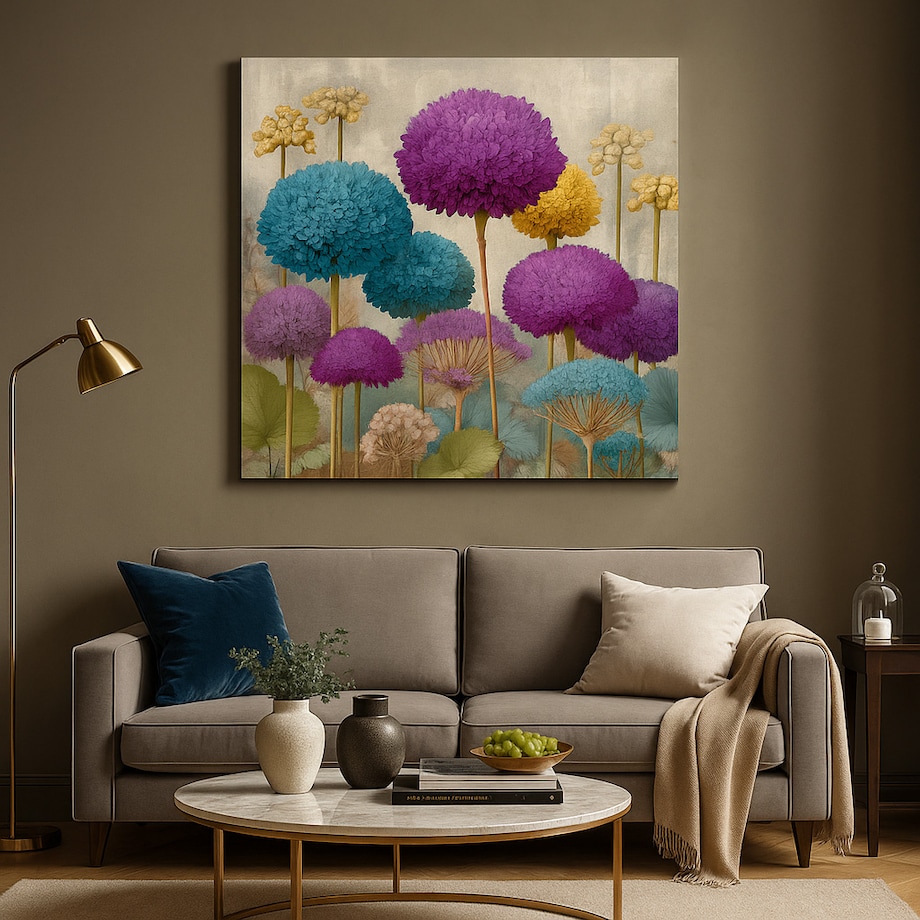 Obraz Canvas Rozkwit Barw 70cm x 70cm