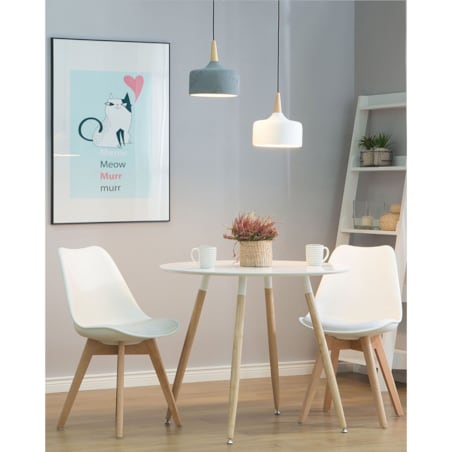 Lampa wisząca BURANO Beton Biały