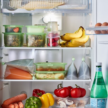 Pojemniki do żywności bez plastiku - 3 szt / Lekue