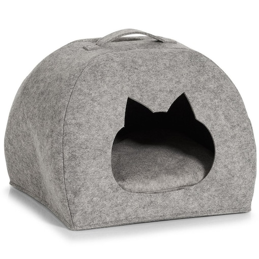 Domek dla kota - legowisko, filcowy, 45x38x33 cm, ZELLER