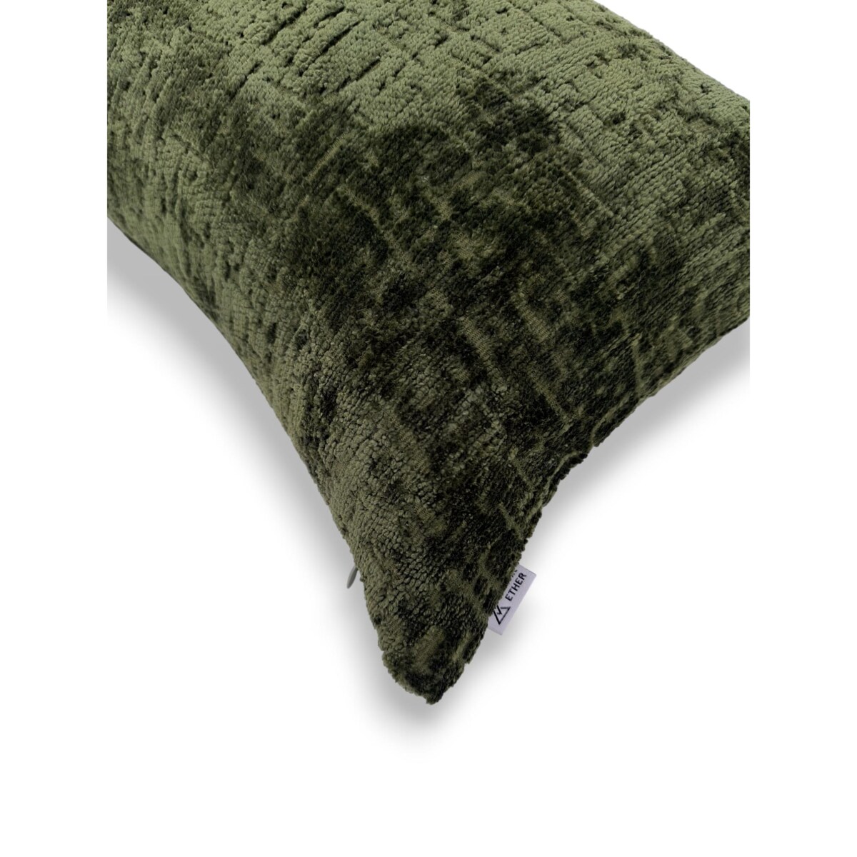 Ciemnozielona poduszka dekoracyjna 50x30 Bess - ciemna oliwka