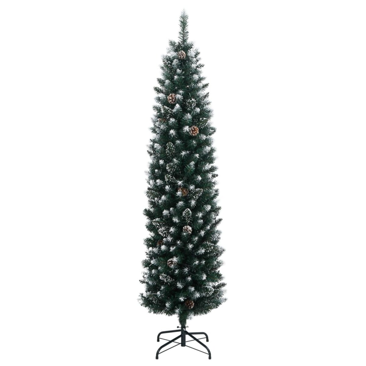 vidaXL Sztuczna, smukła choinka, 150 lampek LED, 150 cm