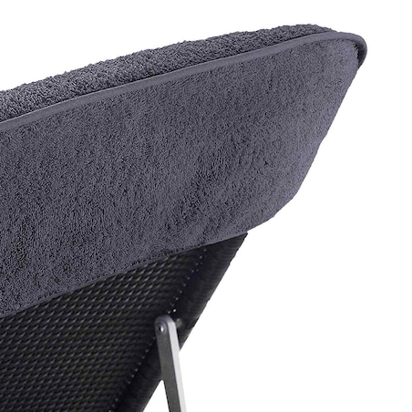 vidaXL Ręczniki plażowe, 2 szt., antracytowe, 60x135 cm, 400 g/m²