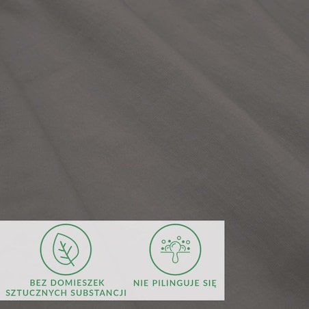 Prześcieradło z bawełny jersey z elastanem z gumką 140x200 kolor antracyt