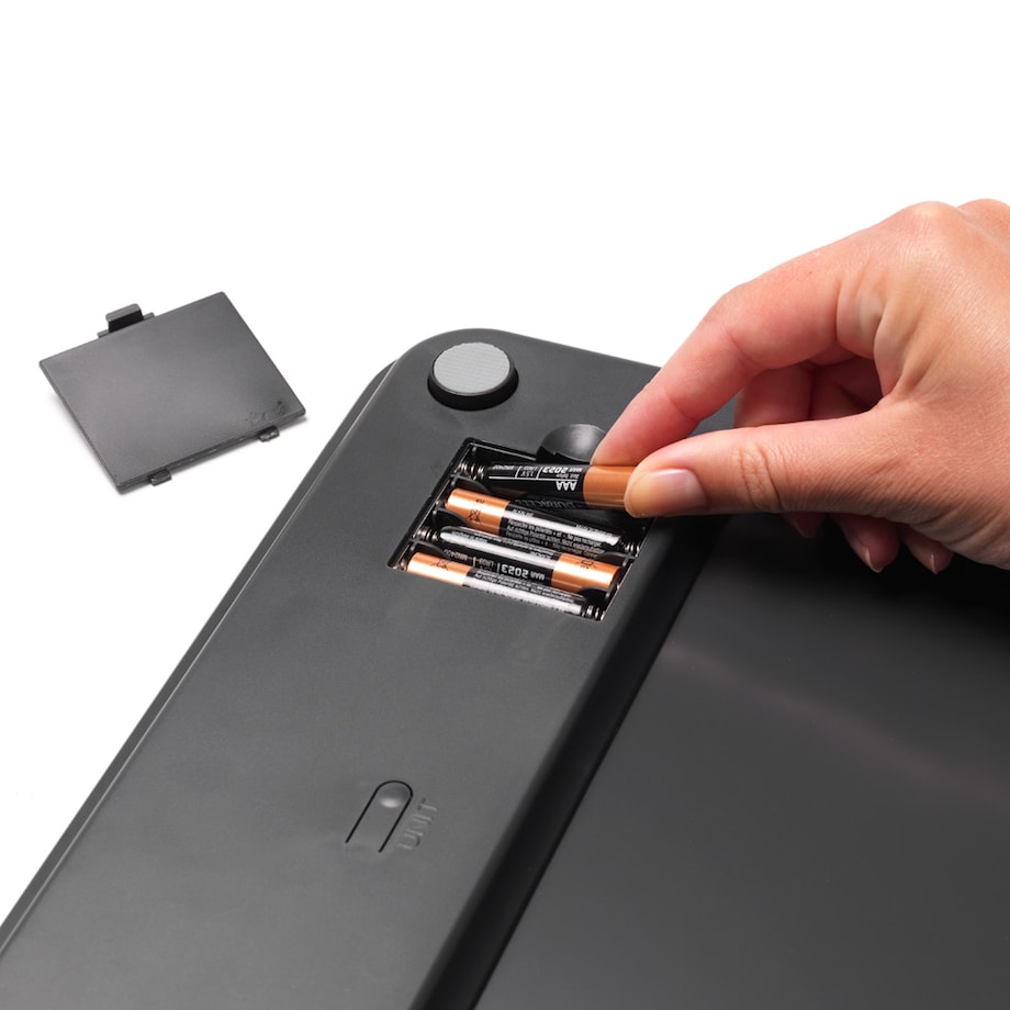 Waga łazienkowa cyfrowa ReNew ciemnoszara 280122