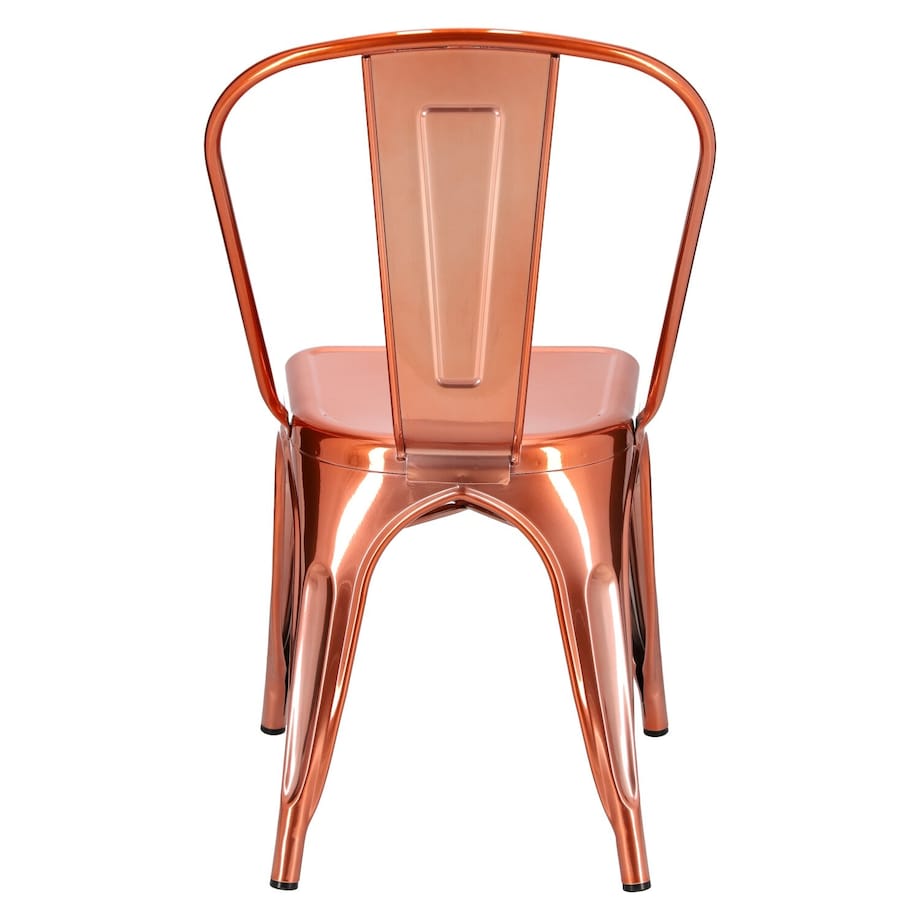 Krzesło Metalove szczotkowane miedziane/rose gold