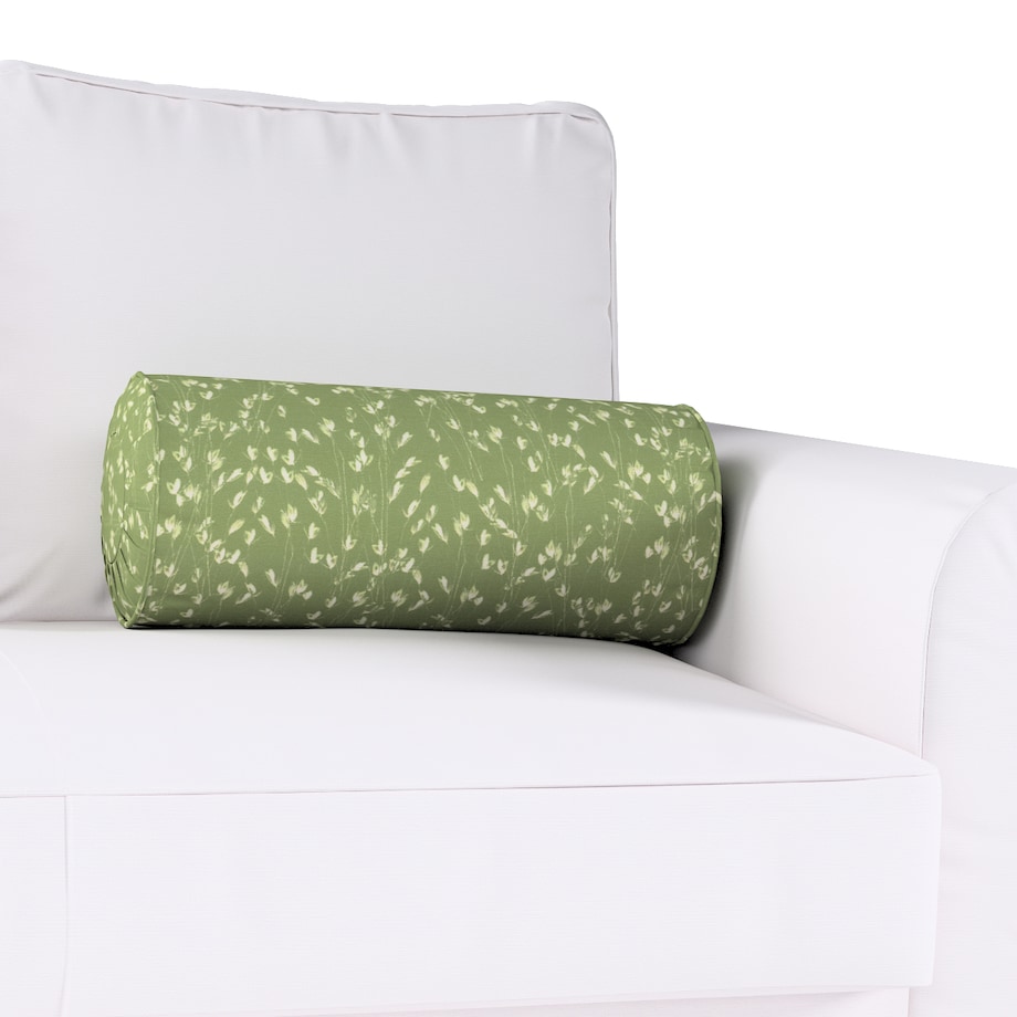 Poduszka wałek z zakładkami, zielony, Ø20 x 50 cm, Gardenia