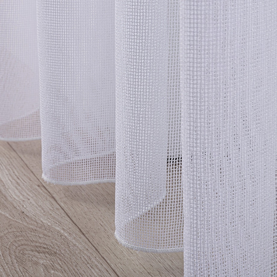 Firana na taśmie 300x245 biały